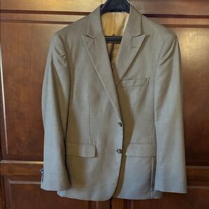 JF J.Ferrar Men's Taupe Sport Coat